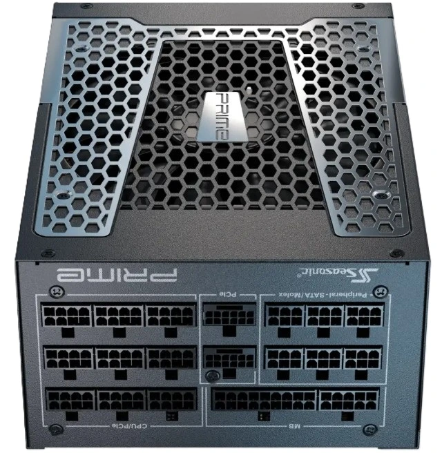 Блок питания Seasonic PRIME PX-2200, 2200Вт, 80+ Platinum, 135мм, модульный, черный, вид 10
