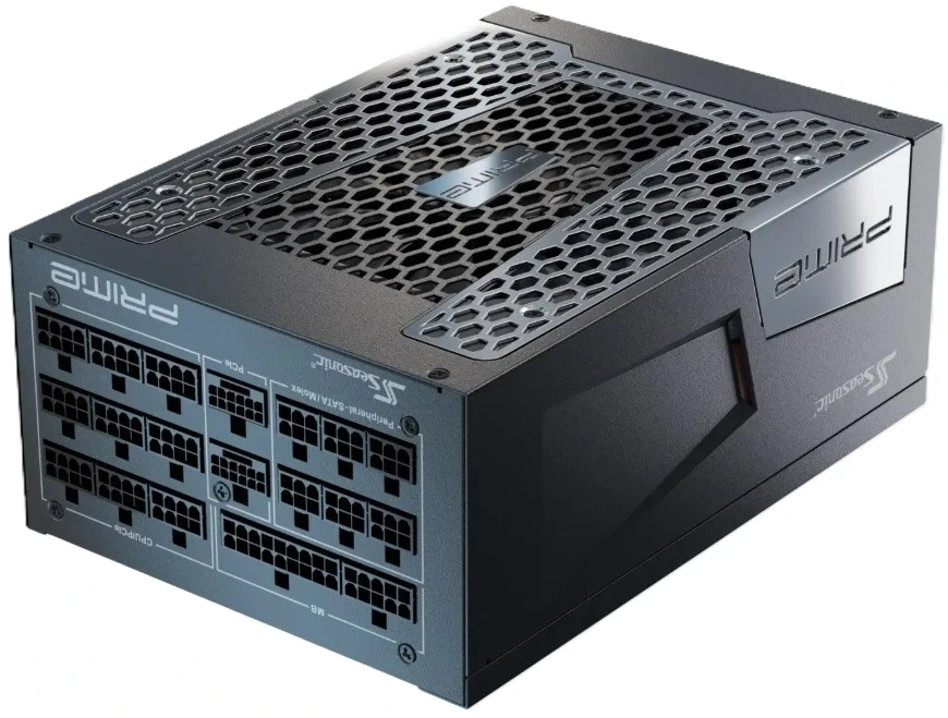 Блок питания Seasonic PRIME PX-2200, 2200Вт, 80+ Platinum, 135мм, модульный, черный, вид 4