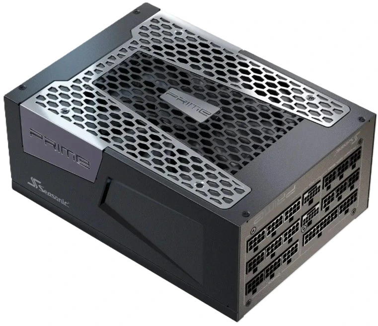 Блок питания Seasonic PRIME PX-2200, 2200Вт, 80+ Platinum, 135мм, модульный, черный, вид 3