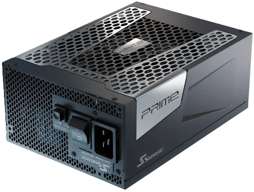 Блок питания Seasonic PRIME PX-2200, 2200Вт, 80+ Platinum, 135мм, модульный, черный, вид 5