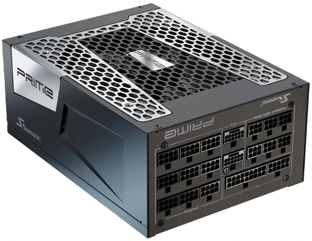Блок питания Seasonic PRIME PX-2200, 2200Вт, 80+ Platinum, 135мм, модульный, черный, вид 2