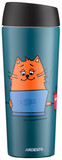 Термокружка Ardesto Coffee time Red Cat AR2645CG синий
