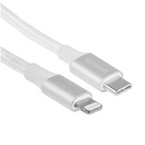 Кабель Ugreen Lightning 8-pin - USB Type-C серебристый 1.5 м