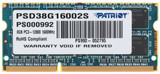 Оперативная память SODIMM Patriot Signature [PSD38G16002S] 8 ГБ