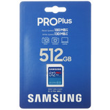 Карта памяти Samsung PRO Plus SDXC 512 ГБ [MB-SD512S/EU]
