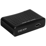 Приставка для цифрового ТВ DEXP HD mini 32 черный