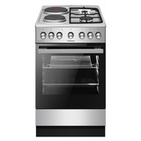Комбинированная плита Hansa FCMW58143 серебристый