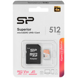 Карта памяти Silicon Power microSDXC 512 ГБ [SP512GBSTXDV3V20SP]