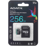Карта памяти ADATA Premier Pro microSDXC 256 ГБ [AUSDX256GUI3V30SA2-RA1]