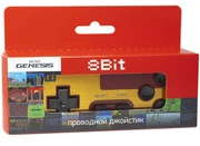 Игровой контроллер проводной Retro Genesis Controller 8 Bit P2 красный