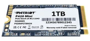 1000 ГБ M.2 NVMe накопитель Patriot P420 Mini [P420MP1TBM24]