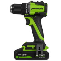 Дрель-шуруповерт Greenworks DD560 24V