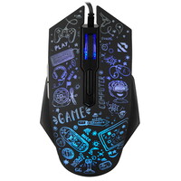 Мышь проводная Smartbuy RUSH X15 [SBM-745G-K] черный
