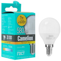 Лампа светодиодная Camelion LED7-G45/830/E14