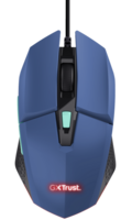 Мышь проводная Trust GXT 109 FELOX [25067] синий