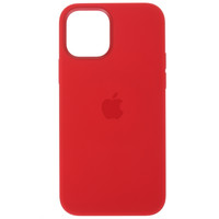 Накладка  Apple Silicone Case для Apple iPhone 12/ 12 Pro красный
