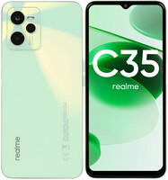 6.6" Смартфон realme C35 128 ГБ зеленый