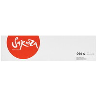 Картридж лазерный Sakura 069C (5093C002) голубой, с чипом