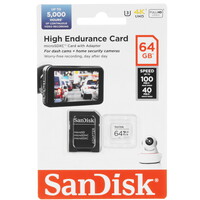 Карта памяти SanDisk High Endurance microSDXC 64 ГБ [SDSQQNR-064G-GN6IA]