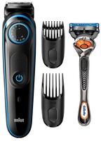 Триммер Braun BT5240 черный/синий