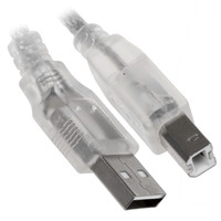 Кабель Cablexpert USB Type-B 4-pin - USB Type-A серебристый