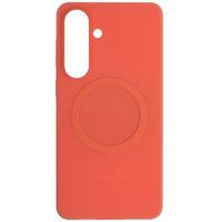 Накладка  Samsung Silicone Magnet Case для Samsung Galaxy S26+ оранжевый