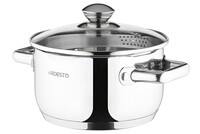 Кастрюля Ardesto Gemini Lecco 2.5 л 20 см серебристый