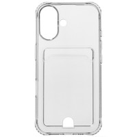 Накладка  Aceline Pocket для Apple iPhone 16 прозрачный