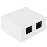 Интернет розетка RJ45  Cablexpert NA214