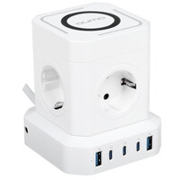 Сетевой фильтр Qumo Power Block System PD1 SFU2PD белый