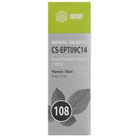 Чернила водорастворимые Cactus CS-EPT09C14 черный