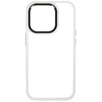 Накладка  Aceline Silicone Side для Apple iPhone 15 Pro белый