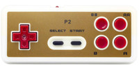 Игровой контроллер беспроводной Retro Genesis Controller 8 Bit P2 белый