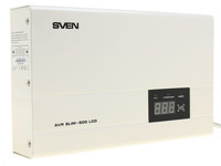 Стабилизатор напряжения SVEN AVR SLIM-500 LCD
