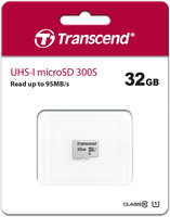 Карта памяти Transcend 300S microSDHC 32 ГБ [TS32GUSD300S]