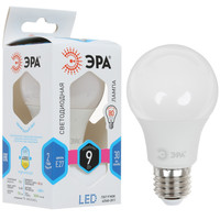 Лампа светодиодная ЭРА LED E27/A60/9w/840