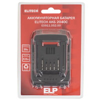 Аккумулятор ELITECH 205832