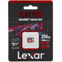 Карта памяти Lexar PLAY PRO microSDXC 256 ГБ [LMSXPS0256G-BNNNG]