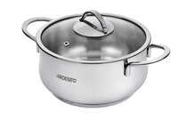 Кастрюля Ardesto Black Mars 4.3 л 32 см серебристый
