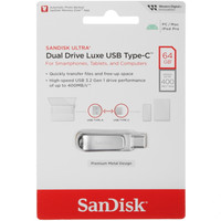 Память OTG USB Flash 64 ГБ SanDisk Ultra Dual Drive Luxe [SDDDC4-064G-G46]