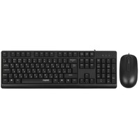 Клавиатура+мышь  проводная  RAPOO X130PRO черный