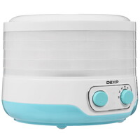 Сушилка для овощей и фруктов DEXP FD-1250P голубой