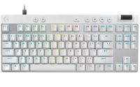 Клавиатура  проводная Logitech PRO X TKL RAPID цвет белый
