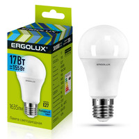 Лампа светодиодная Ergolux LED-A60-17W-E27-4K