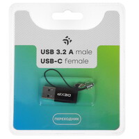 Переходник DEXP USB Type-A - USB Type-C черный
