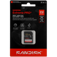 Карта памяти SanDisk Extreme SDXC 512 ГБ [SDSDXXJ-512G-GSCIN]