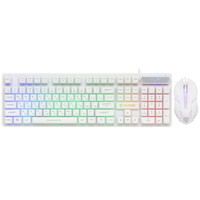 Клавиатура+мышь  проводная  Aceline GS Rage 200 белый