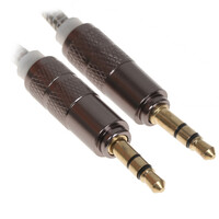 Кабель   DEXP jack 3.5 мм - jack 3.5 мм серебристый