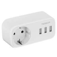 Адаптер питания Tessan TS-329 серый