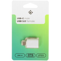 Переходник DEXP USB Type-C - USB Type-A белый